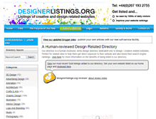 Tablet Screenshot of designerlistings.org